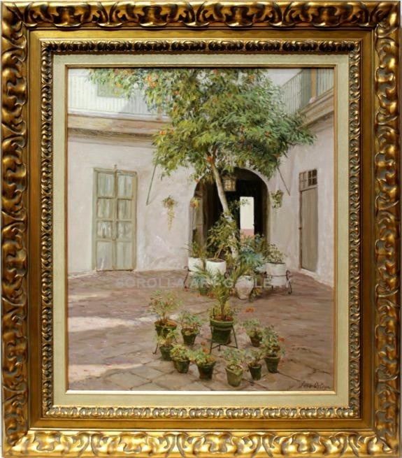 José Ortega: Courtyard in Seville
