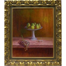 Angel Regaño: Pears and grapes