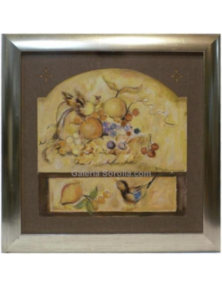 Escuela Holandesa: Bodegon frutas