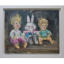 Maria Mairena: Children and rabbit