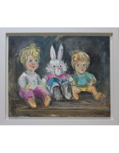 Maria Mairena: Children and rabbit