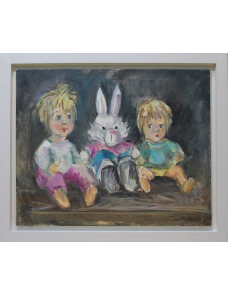 Maria Mairena: Children and rabbit