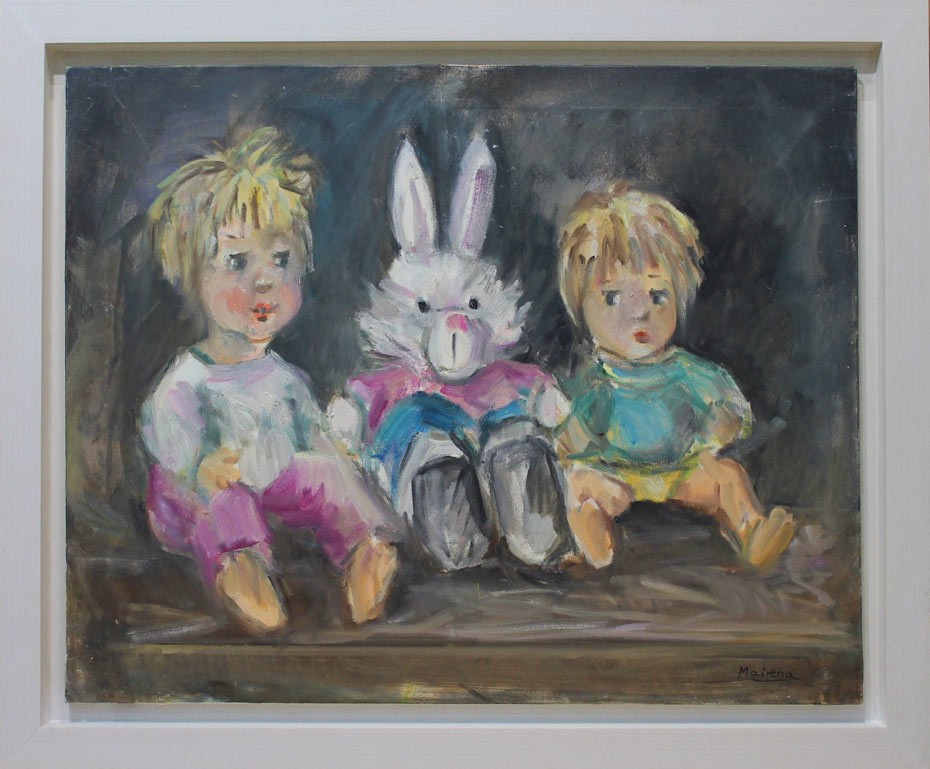 Maria Mairena: Children and rabbit