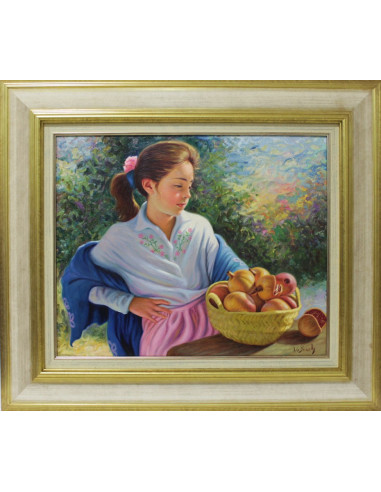 J. Borrell: Girl in the garden