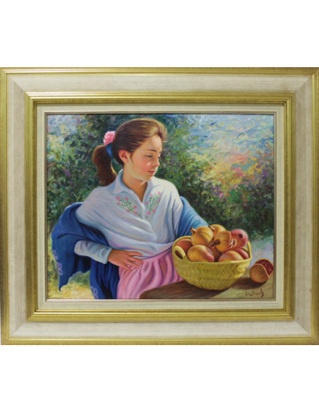 J. Borrell: Girl in the garden
