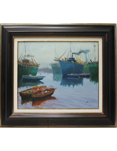 Escuela Holandesa: Barcas