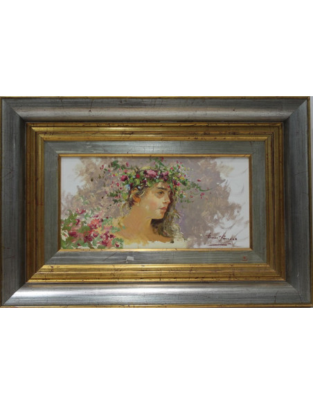 Román Francés: Corona de flores