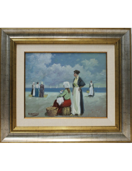 Escuela Sorolla: Fisherwoman