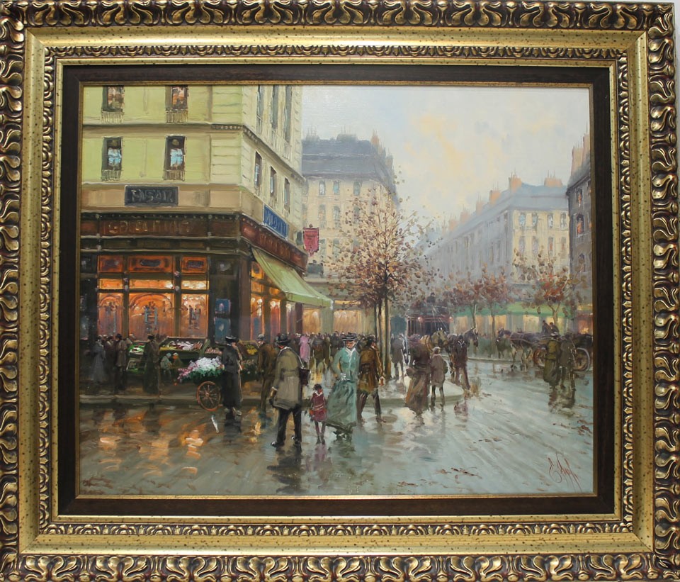 Emilio Payes: Parisian boulevard