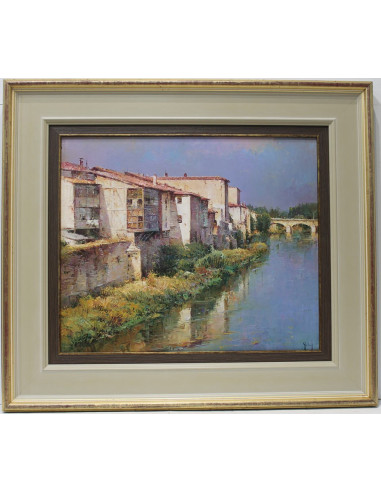 Helios Gisbert: The river as it passes through its town