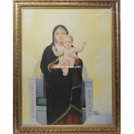 Escuela Holandesa: Virgin with child