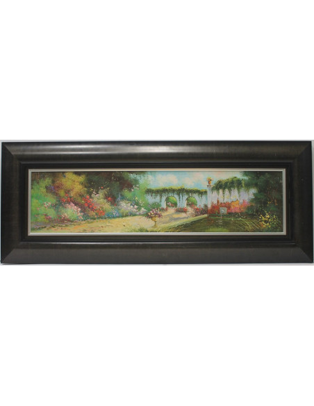 Salinas: Small lake garden