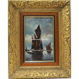 H. Vonk: The black sailboat