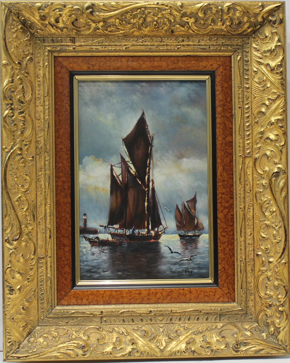 H. Vonk: The black sailboat