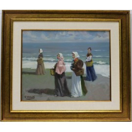 Escuela Sorolla: Pescadoras