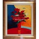A. Gisbert: Amapolas del jarrón rojo