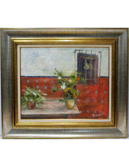 Rosa María: Andalusian courtyard
