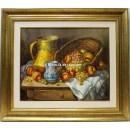 J. Vila: Still life of yellow pot