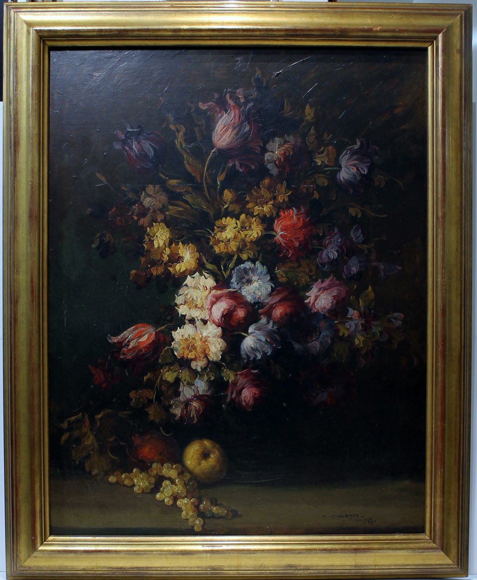 José Palomar: Still life of flowers
