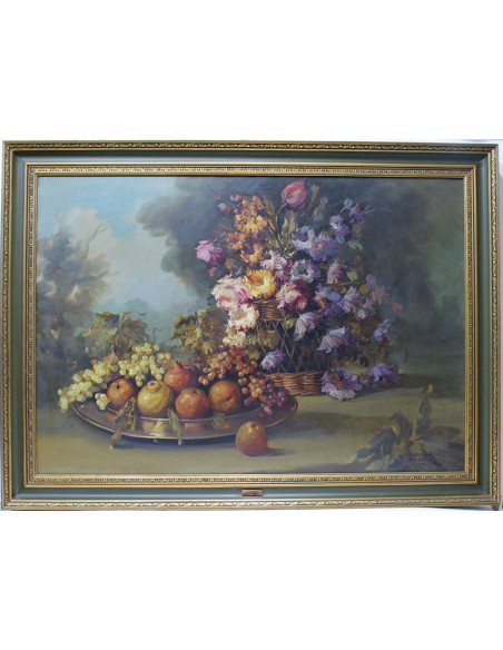José Palomar: Still life of flowers