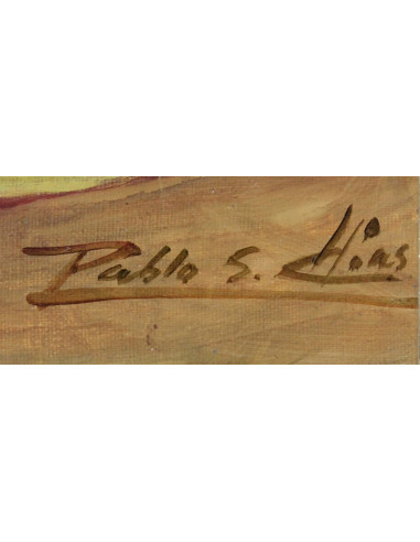 Pablo Segarra Chías: Figura de hombre con cacharros