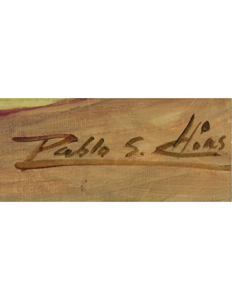 Pablo Segarra Chías: Figura de hombre con cacharros