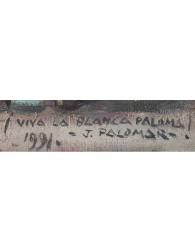 José Palomar: "Rocío". Original oil paintings for sale at Sorolla Art Gallery