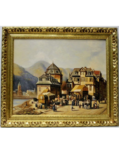 Escuela Holandesa: Paisaje holandes