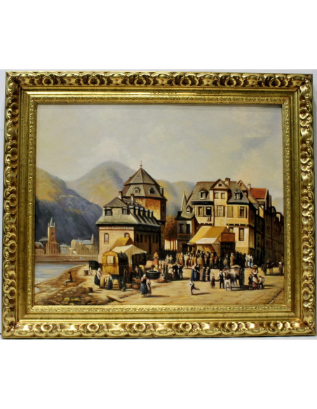 Escuela Holandesa: Paisaje holandes