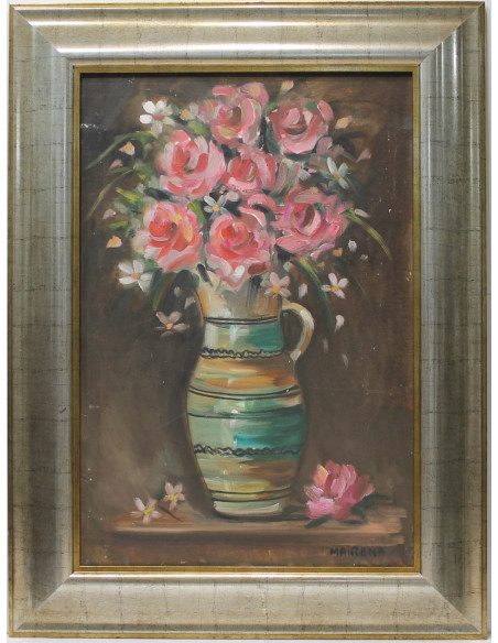 Maria Mairena: Jarrón con flores