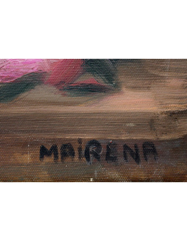Maria Mairena: Jarrón con flores