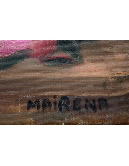 Maria Mairena: Jarrón con flores