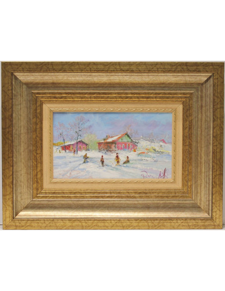 Pierre Chiflet: Jugando en la nieve