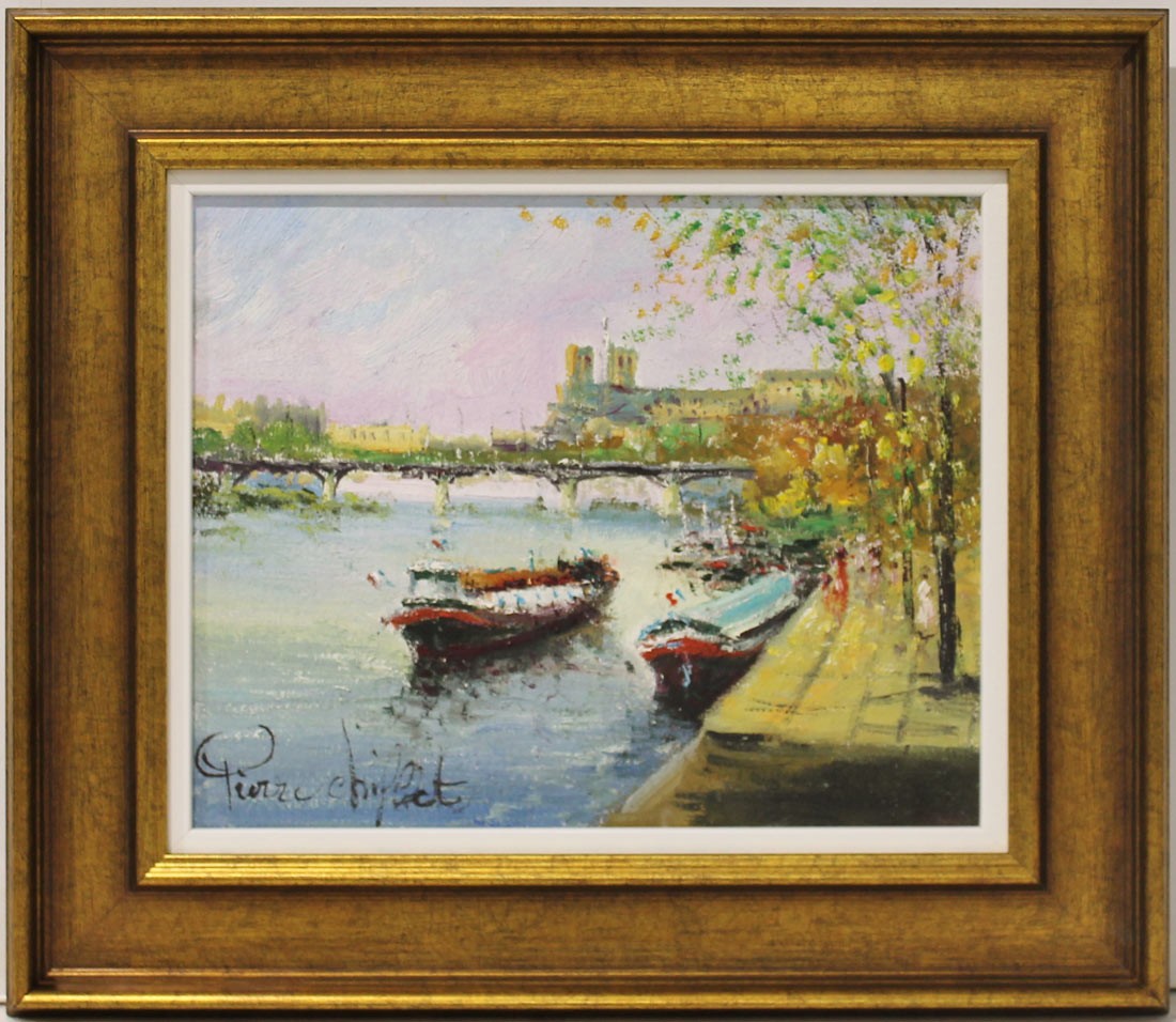 Pierre Chiflet: Boats on the river
