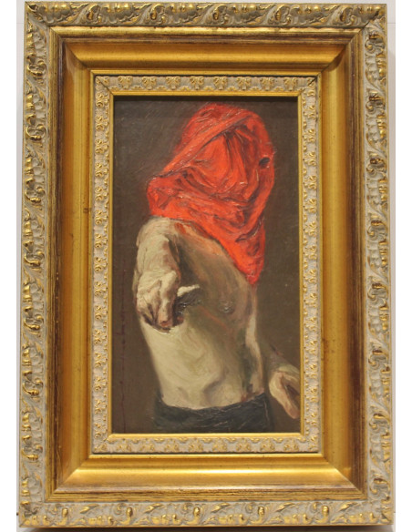 José María Menacho: Figura con capucha
