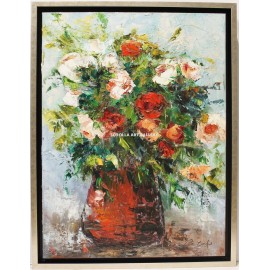 Red vase