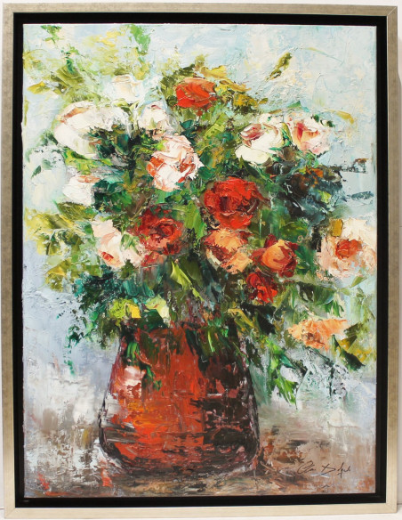 Ana Delgado: Jarrón rojo