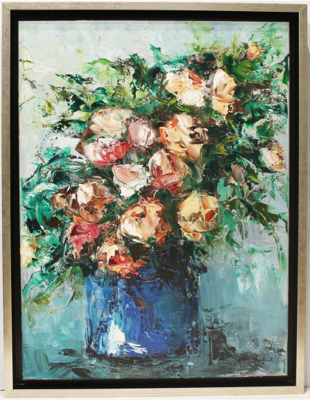 Ana Delgado: Blue vase