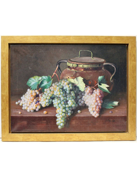 Juan Padilla: Still life of grapes