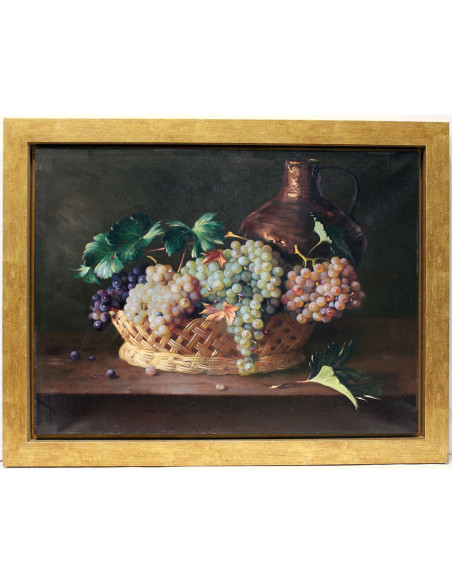 Juan Padilla: Still life of grapes