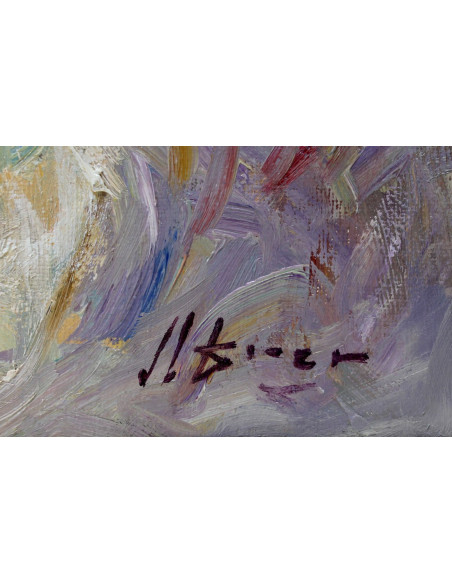 Jose Luis Giner: Woman with flowers on her head