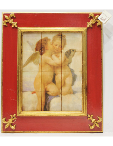 Anónimo: Tile with angels