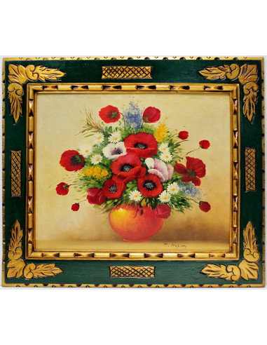 M. Hopkins: Bodegón de flores