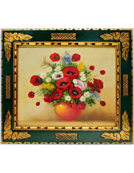 M. Hopkins: Bodegón de flores