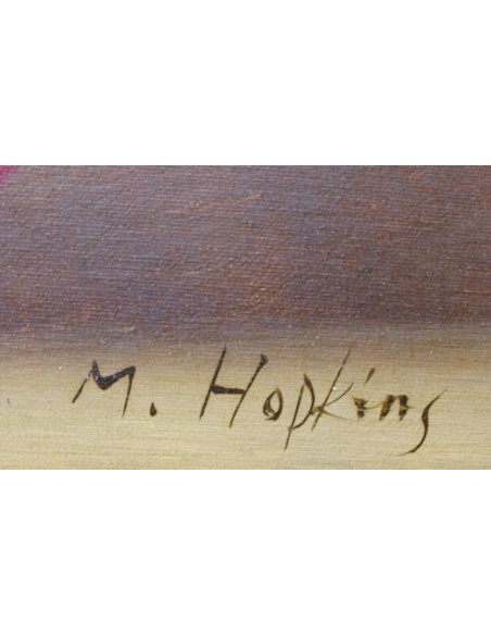 M. Hopkins: Bodegón de flores