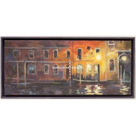 Javier Montes: Night facade of Venice