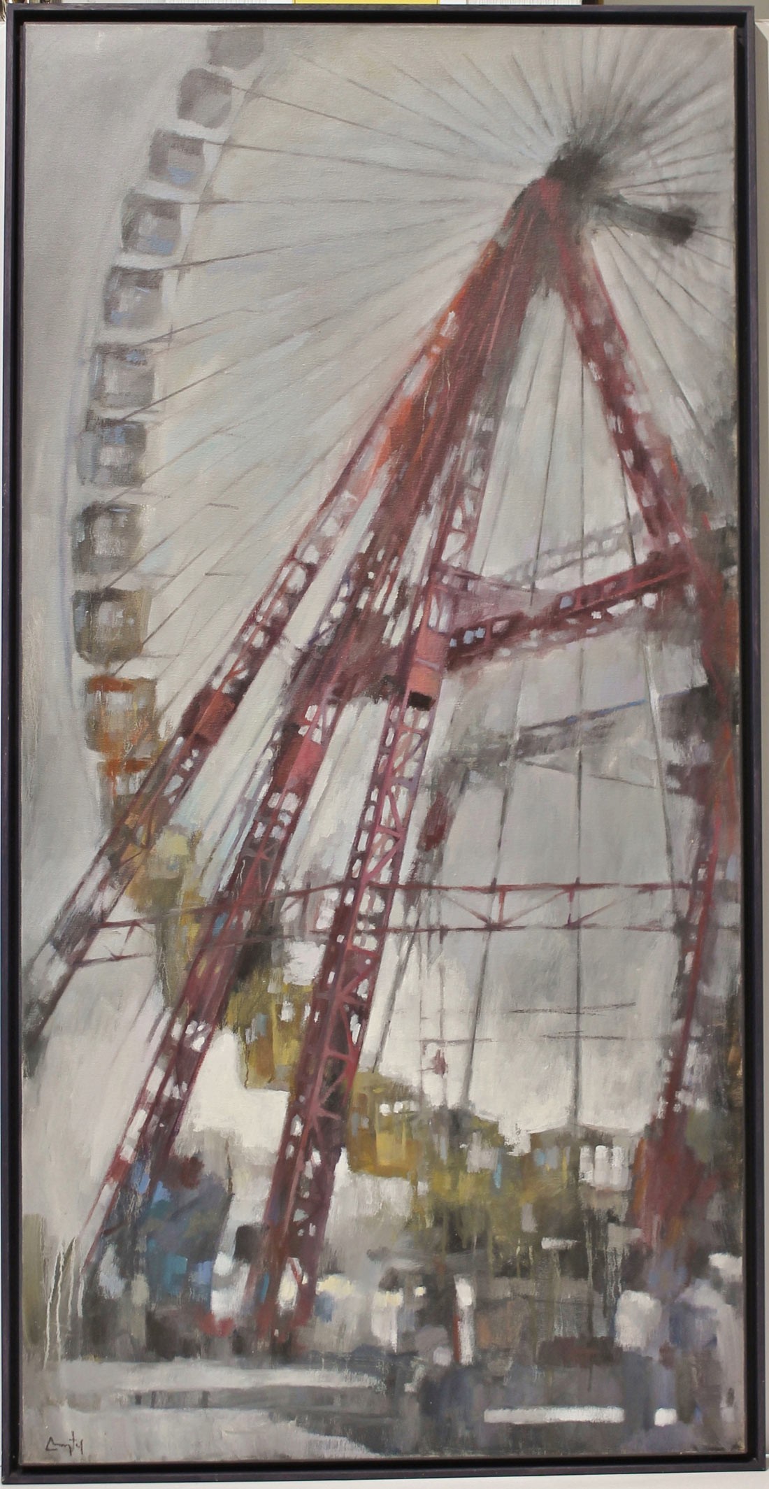 Javier Montes: Grey Ferris wheel
