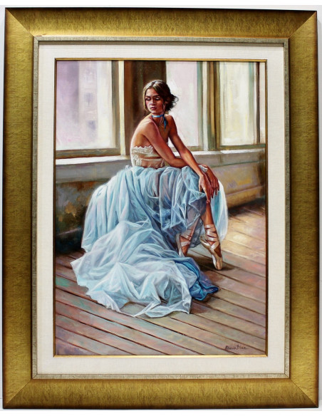Mario Díaz: Bailarina sentada