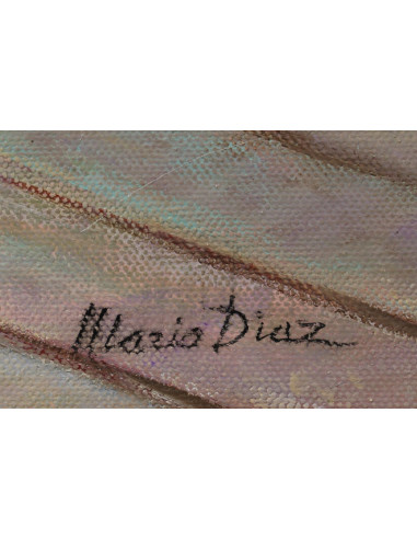 Mario Díaz: Seated ballerina