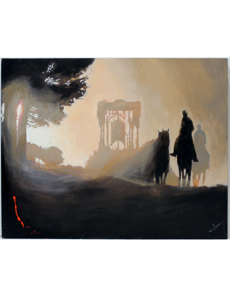 Abraham Pinto: Rocío on horseback